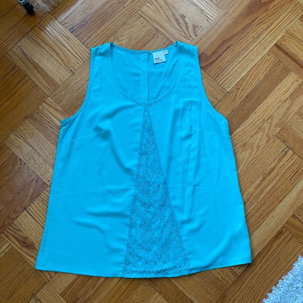ASOS Sea green sleeveless blouse